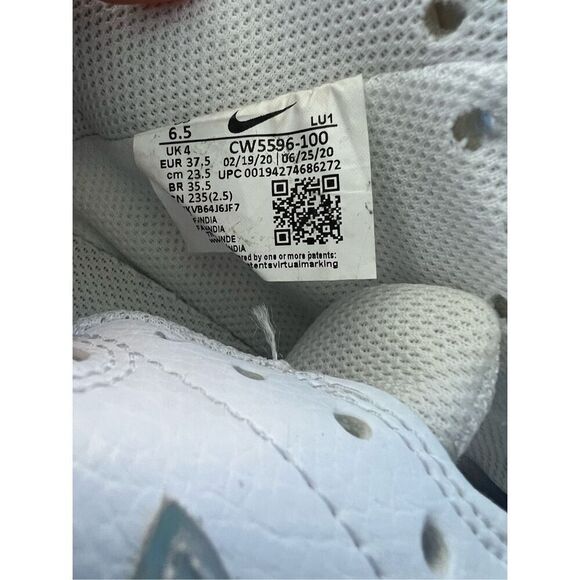 Nike Women’s Court Vision Low Top White Casual Sneakers Shoe CW5596-100 Size 6.5 - Picture 5 of 6